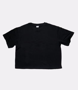 black drop-shoulder tees made of 250gsm cotton, these heavy tees provide an oversized fit and incredible softness